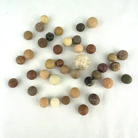 39 Victorian Era Clay Marbles
