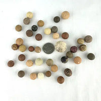 39 Victorian Era Clay Marbles