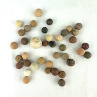 39 Victorian Era Clay Marbles