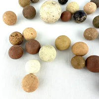 39 Victorian Era Clay Marbles