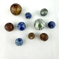 10 Antique Bennington Marbles Lined Crockery and Fancy