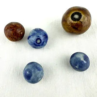 10 Antique Bennington Marbles Lined Crockery and Fancy