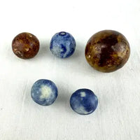 10 Antique Bennington Marbles Lined Crockery and Fancy