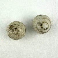 10 Antique Marbles Bennington and China Bullseye