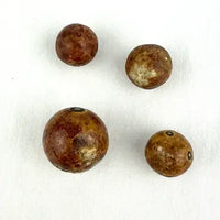 10 Antique Marbles Bennington and China Bullseye