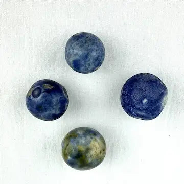 10 Antique Marbles Bennington and China Bullseye
