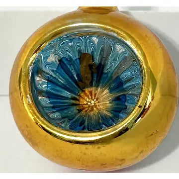 10 Small Vintage Blown Glass Ornaments