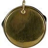 10K Gold Filled Round Blade and File Pendant