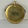 10K Gold Filled Round Blade and File Pendant