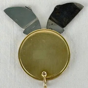 10K Gold Filled Round Blade and File Pendant