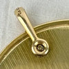 10K Gold Filled Round Blade and File Pendant