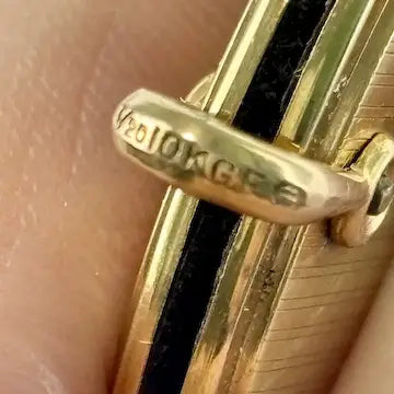 10K Gold Filled Round Blade and File Pendant
