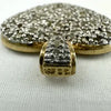 10k Gold Diamond Heart Charm Pendant