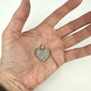 10k Gold Diamond Heart Charm Pendant