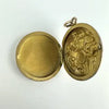 14k Gold Art Nouveau Repousse Locket