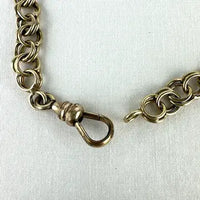 14k Yellow Gold Link Bracelet with Gold Filled Clasp