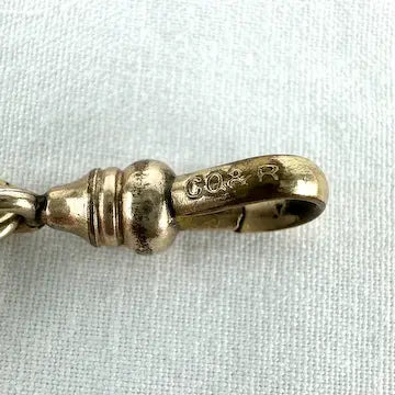 14k Yellow Gold Link Bracelet with Gold Filled Clasp