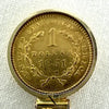 1851 Solid Gold Dollar Coin Charm or Pendant
