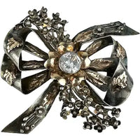 1940’s Hobe Sterling and 14K Gold Overlay Brooch