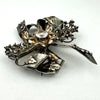 1940’s Hobe Sterling and 14K Gold Overlay Brooch