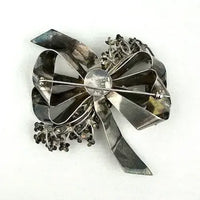 1940’s Hobe Sterling and 14K Gold Overlay Brooch