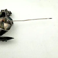 1940’s Hobe Sterling and 14K Gold Overlay Brooch