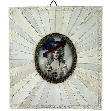 19th Century Portrait Miniature of Marie Antoinette