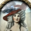 19th Century Portrait Miniature of Marie Antoinette