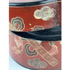 20th c Chinese Red Lacquer Box with Foo Dog Motif