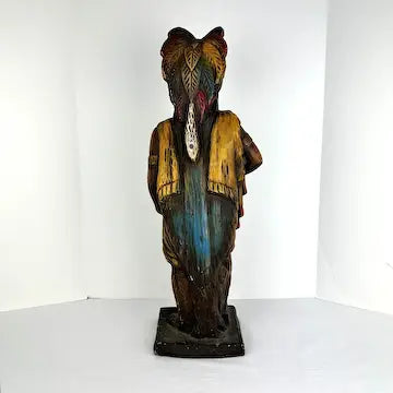 Rare AFLCO Cigar Store Indian Display