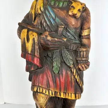 Rare AFLCO Cigar Store Indian Display