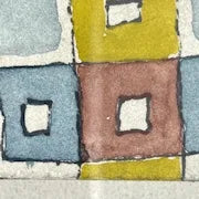 Amado Maurillo Pena Original Watercolor Mestizo Series Portrait