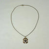 Antique 10k Gold Masonic Pendant on a Gold Filled Chain