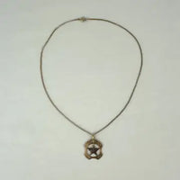 Antique 10k Gold Masonic Pendant on a Gold Filled Chain