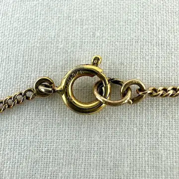 Antique 10k Gold Masonic Pendant on a Gold Filled Chain