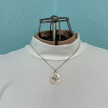 Antique 10k Gold Masonic Pendant on a Gold Filled Chain
