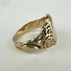 Antique 10k Gold Signet Ring