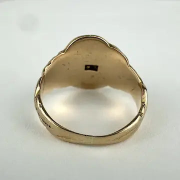 Antique 10k Gold Signet Ring