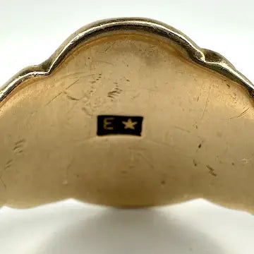 Antique 10k Gold Signet Ring