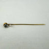 Antique 10k Gold Turquoise and Pearl Stick Pin