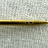 Antique 10k Gold Turquoise and Pearl Stick Pin