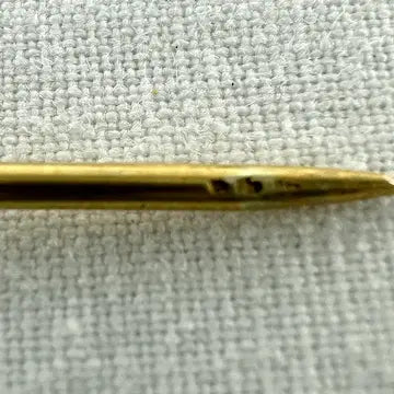 Antique 10k Gold Turquoise and Pearl Stick Pin