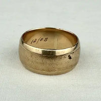Antique 10k Rose Gold Men’s Wedding Band