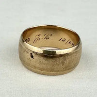 Antique 10k Rose Gold Men’s Wedding Band