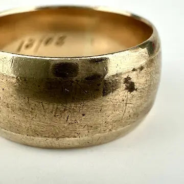 Antique 10k Rose Gold Men’s Wedding Band