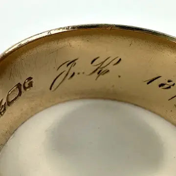 Antique 10k Rose Gold Men’s Wedding Band