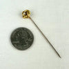 Antique 14k Gold Diamond Love Knot Stick Pin