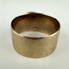 Antique 14k Gold Letter P Cigar Band Ring