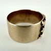 Antique 14k Gold Letter P Cigar Band Ring
