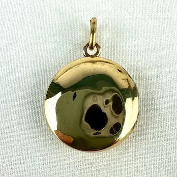 Antique 14k Gold Locket Charm or Pendant